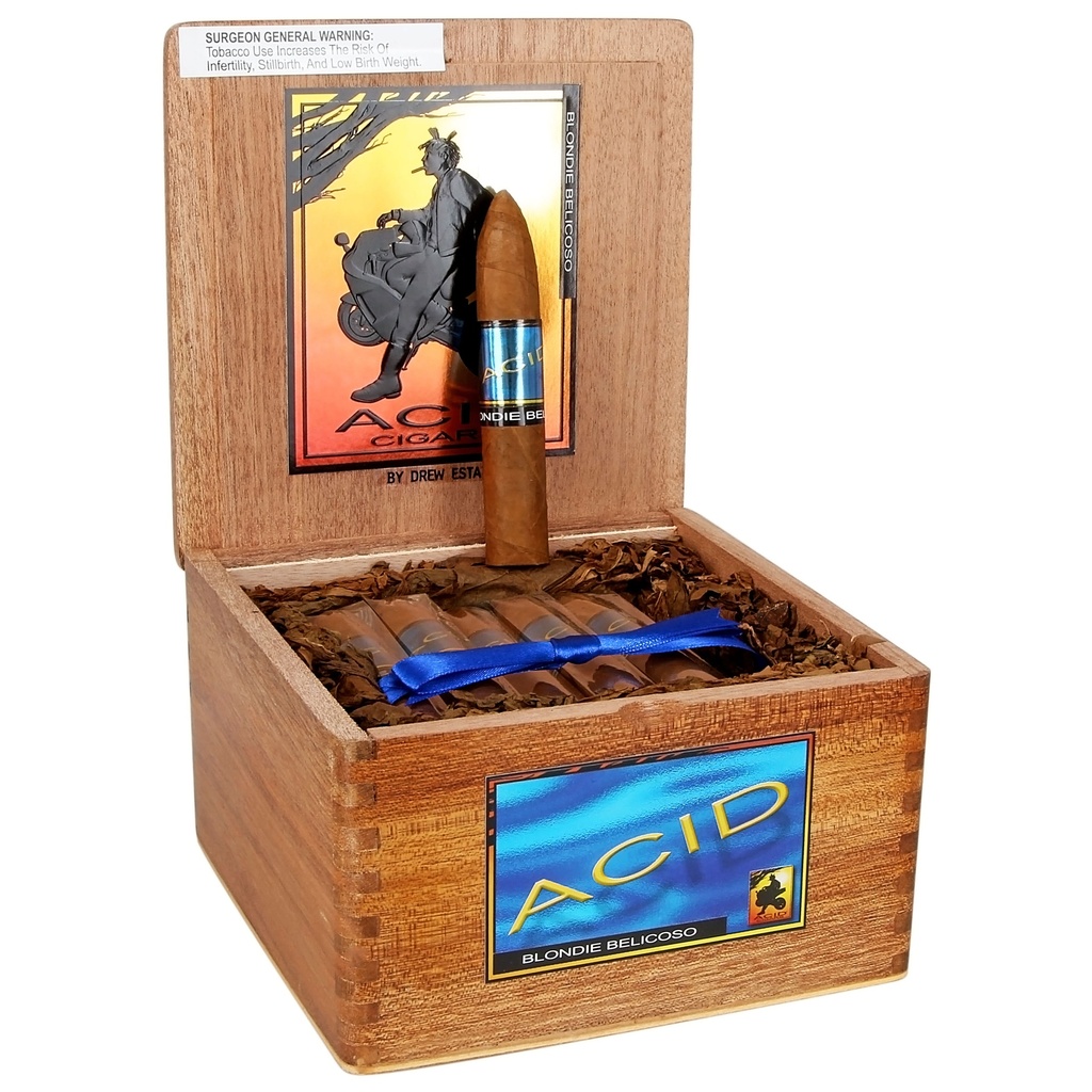 Acid Blue (Remi) Blondie Belicoso Box of 24 - 5" x 54