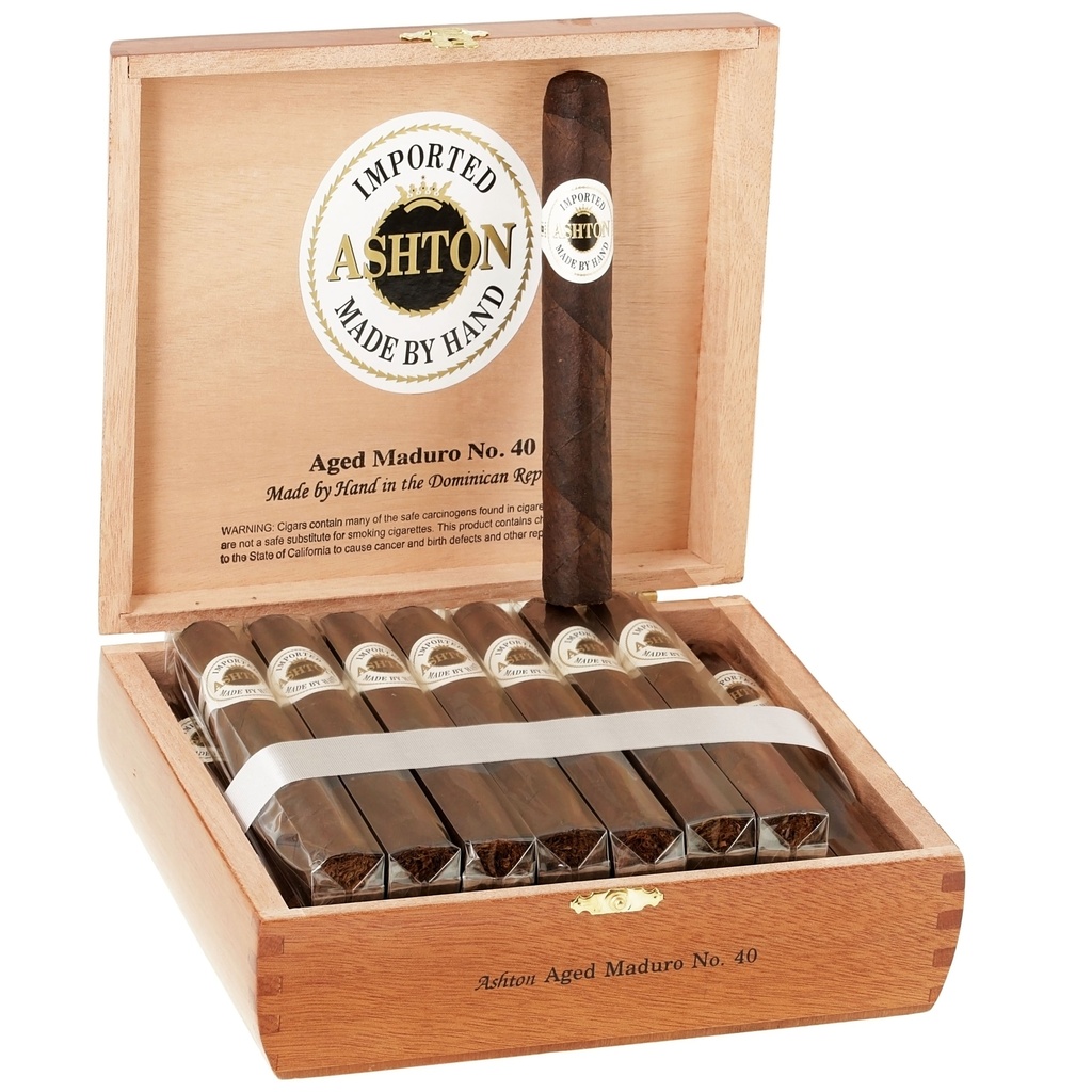 Ashton Aged Maduro No.40 Box of 25 - 6" x 50