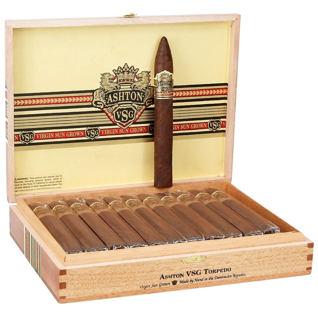 Ashton VSG Torpedo Box of 24 - 6" 1/2 x 55