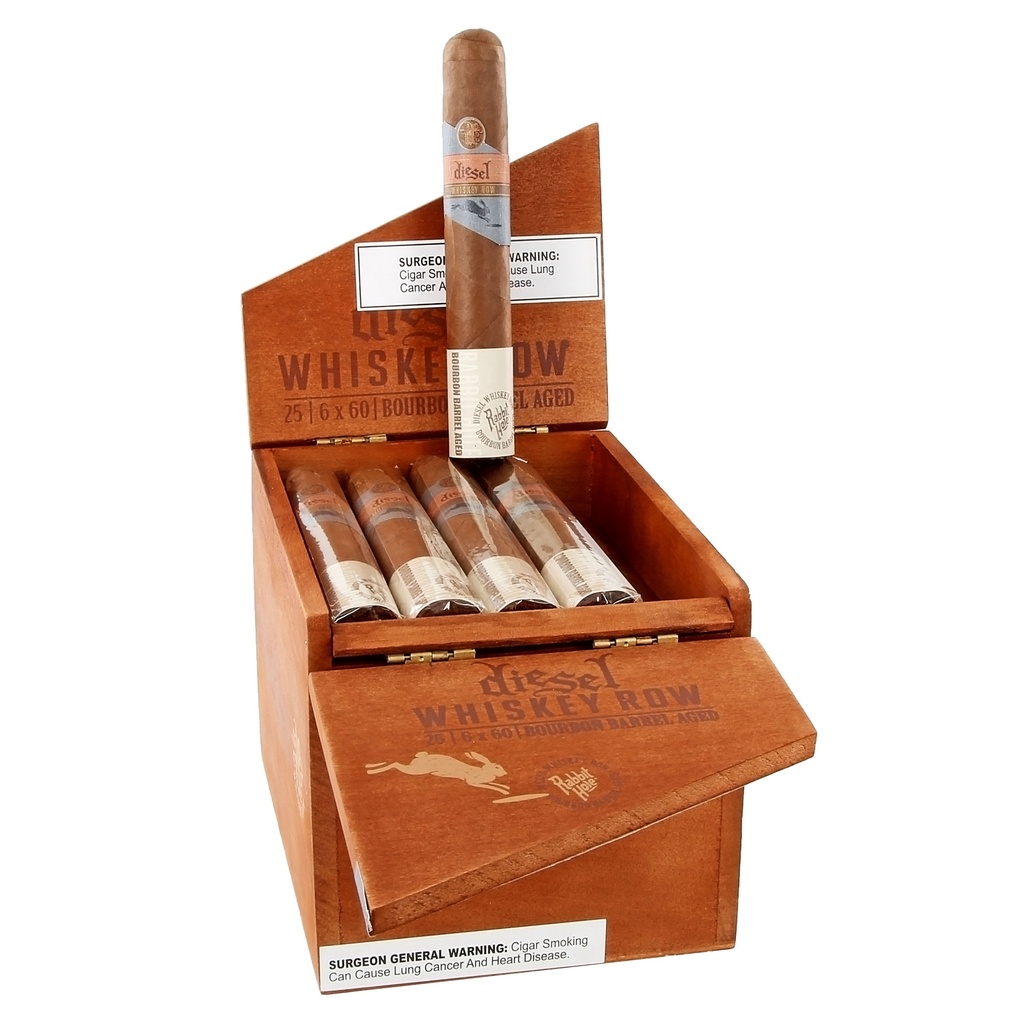 Diesel Whiskey Row Gigante Box of 25 - 6" x 60