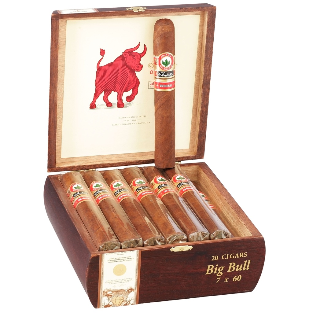 Joya de Nicaragua Antano 1970 Big Bull Box of 20 - 7" x 60