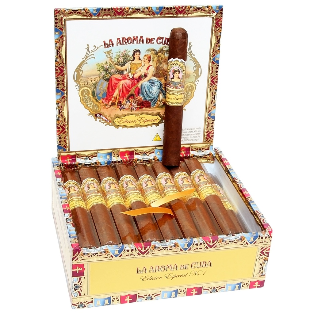 La Aroma de Cuba Edicion Especial No.1 Box of 25 - 5" 5/8 x 46
