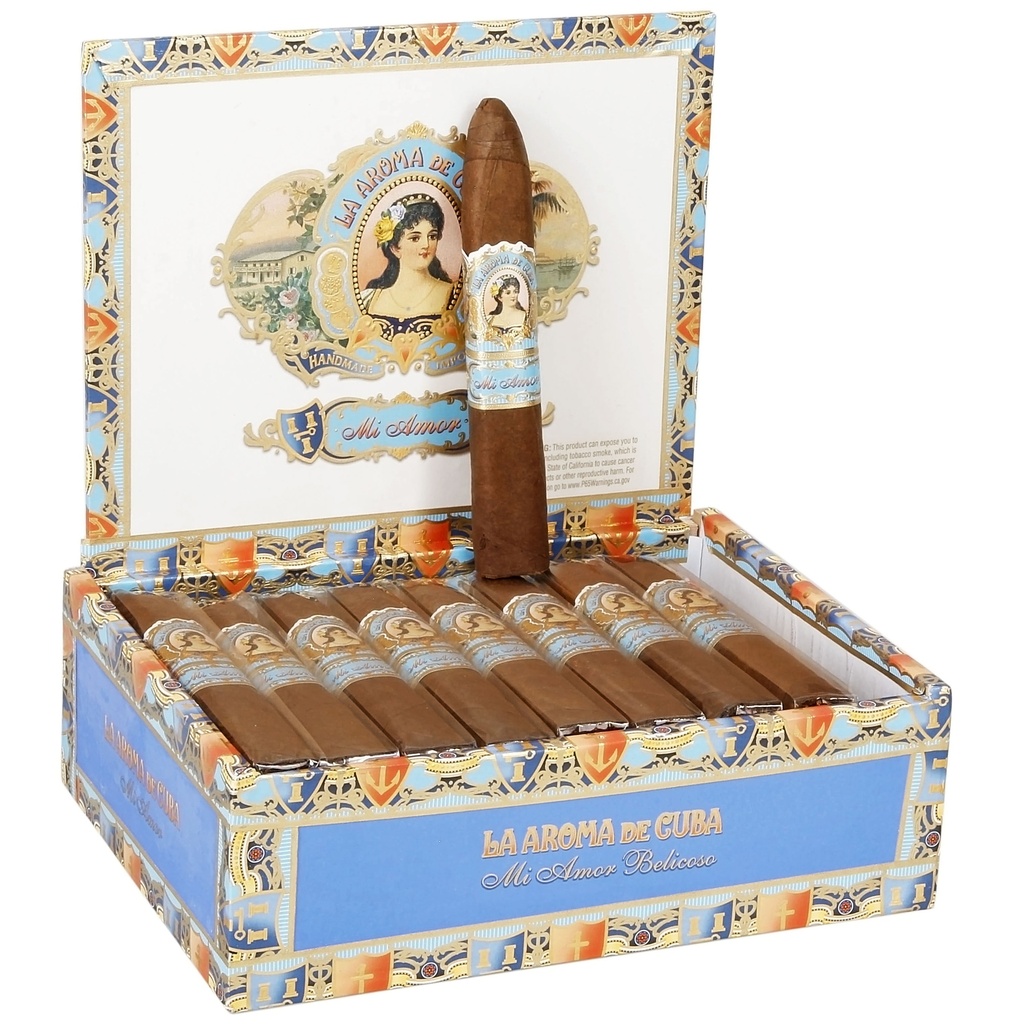 La Aroma de Cuba Mi Amor Belicoso Box of 25 - 5" 1/2 x 54