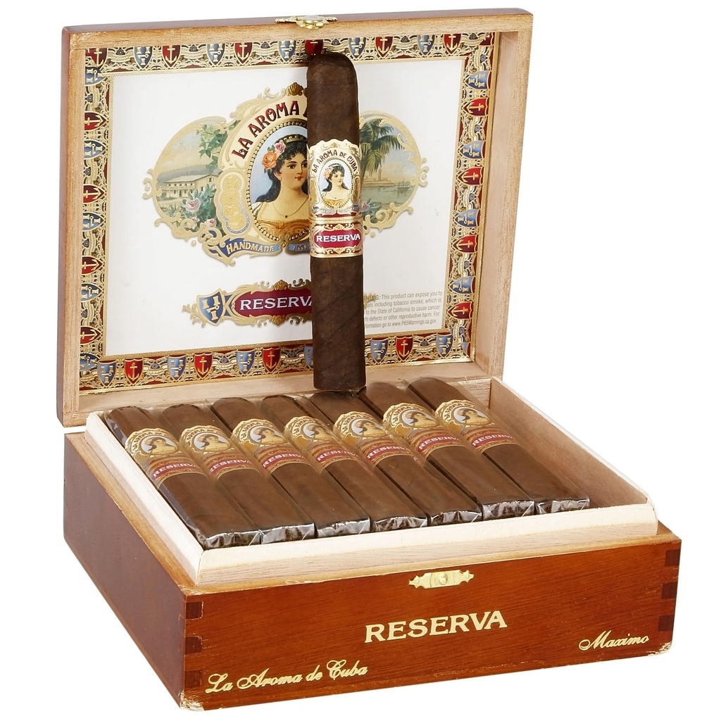 La Aroma de Cuba Mi Amor Reserva Maximo Box of 24 - 5" 1/2 x 54