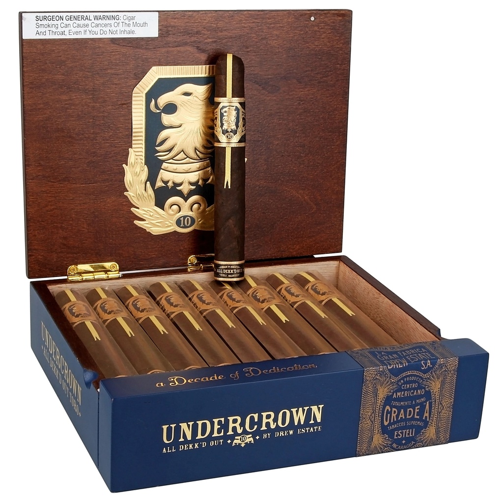 Undercrown 10 Toro Box of 20 - 6" x 52