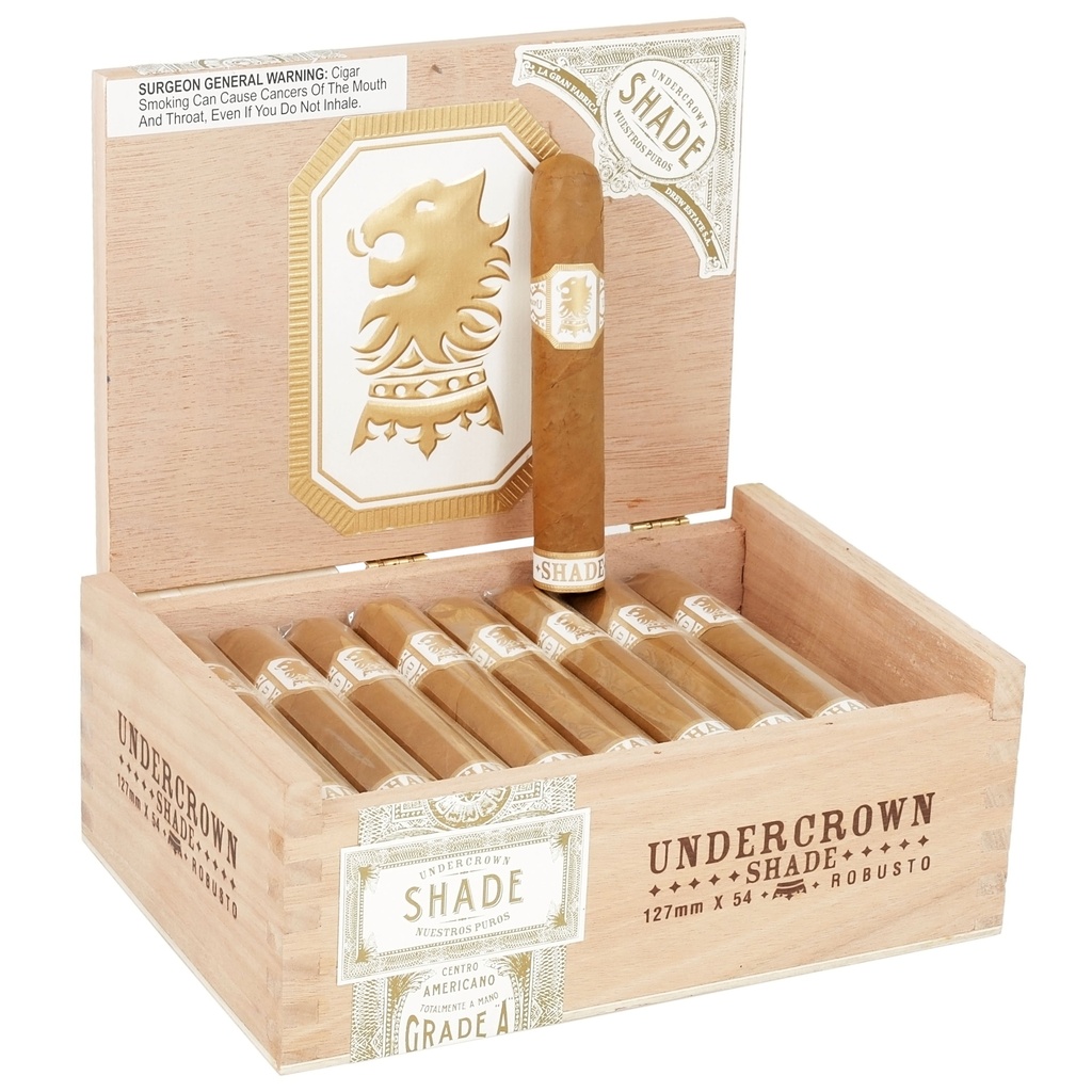 Undercrown Shade Robusto Box of 25 - 5" x 54