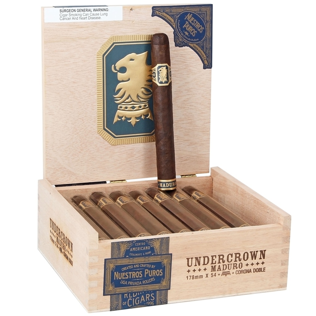 Undercrown Maduro Corona Doble Box of 25 - 7" x 54