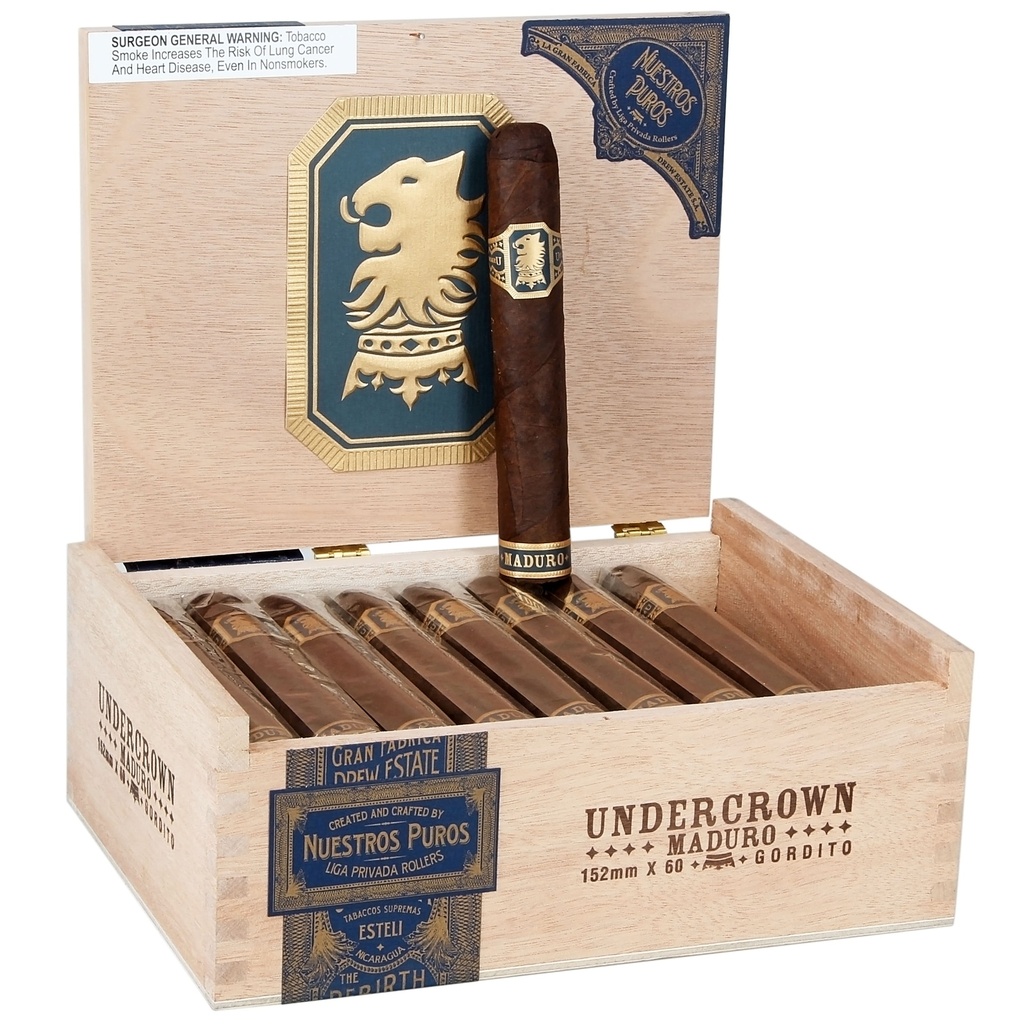 Undercrown Maduro Gordito Box of 25 - 6" x 60