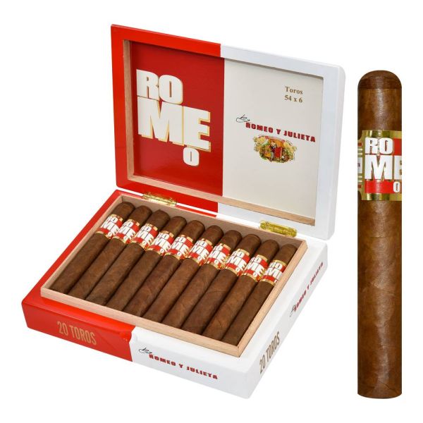 Romeo by Romeo y Julieta Toro Box of 20 - 6" x 54