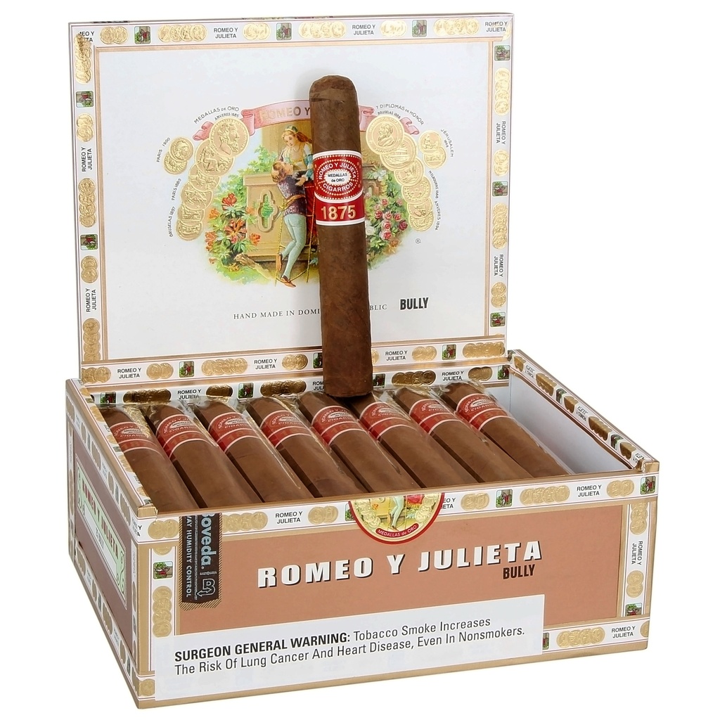 Romeo y Julieta 1875 Bully Box of 25 - 5" x 50