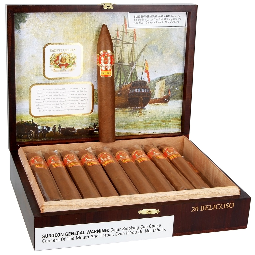 Saint Luis Rey Carenas Belicoso Box of 20 - 6" 1/8 x 54
