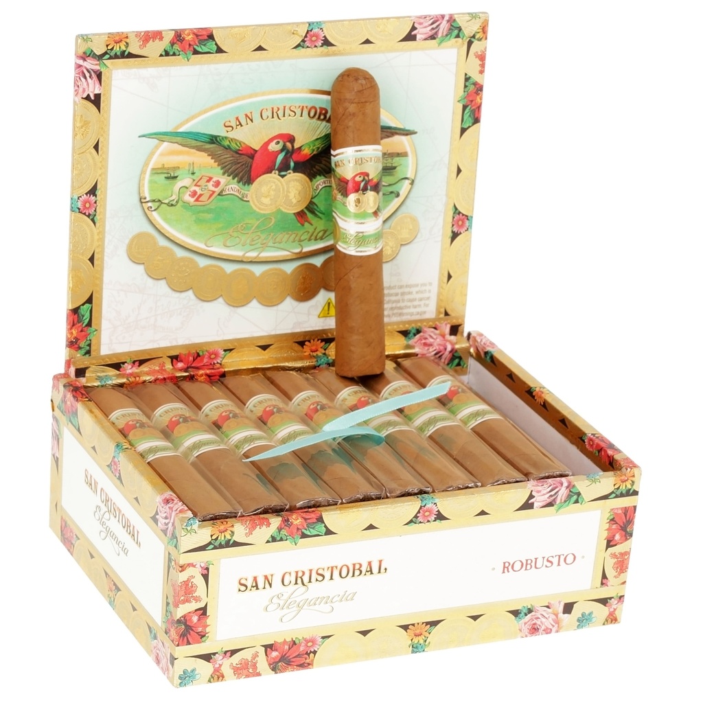 San Cristobal Elegancia Robusto Box of 25 - 5" x 50
