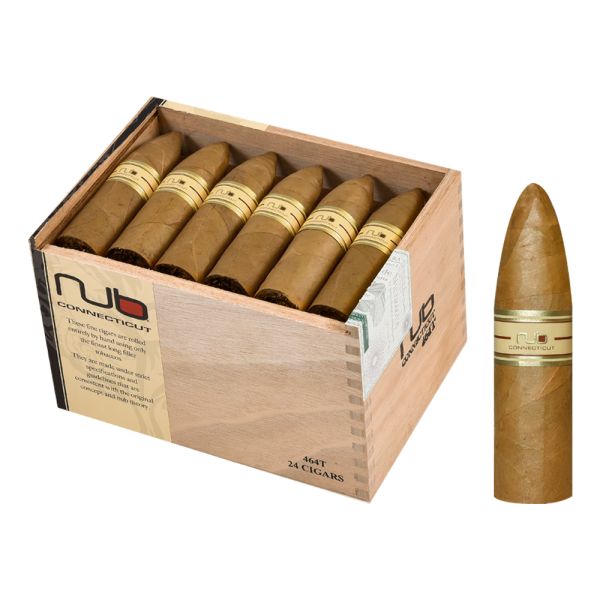 Nub Connecticut 464 Torpedo Box of 24 - 4" x 64 