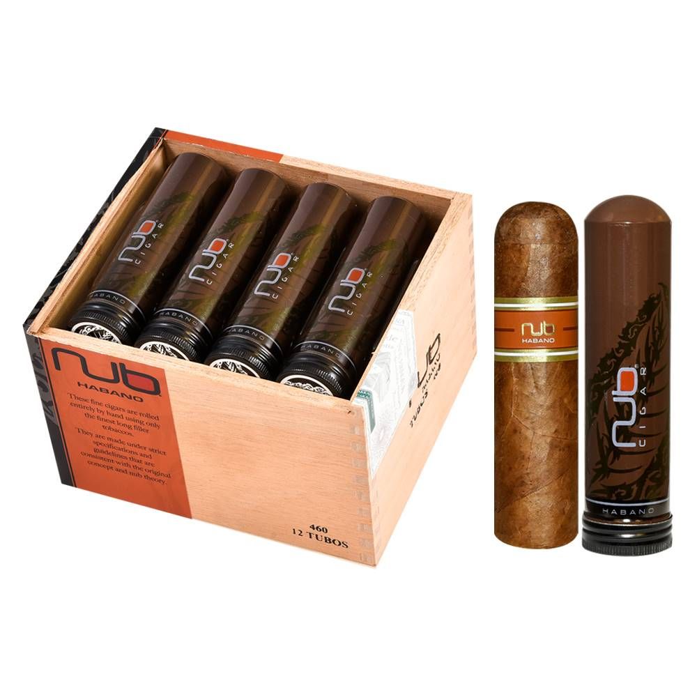 NUb Habano 460 Tubo Box of 12 - 4" x 60 