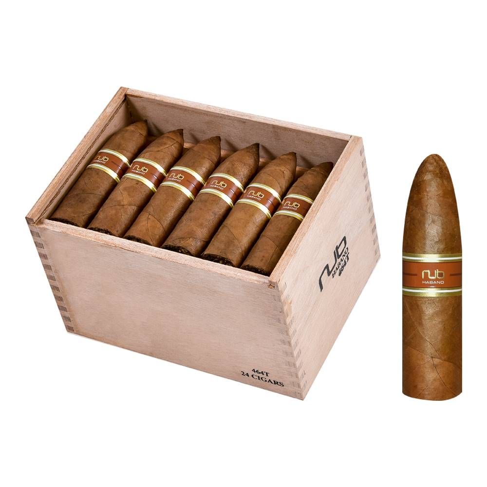 Nub Habano 464 Torpedo Box of 24 - 4" x 64 