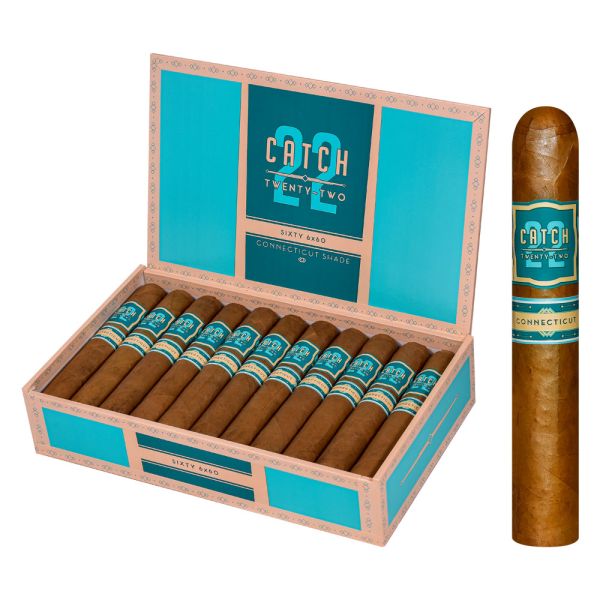 Rocky Patel Catch 22 Connecticut Sixty Box of 22 - 6" x 60 