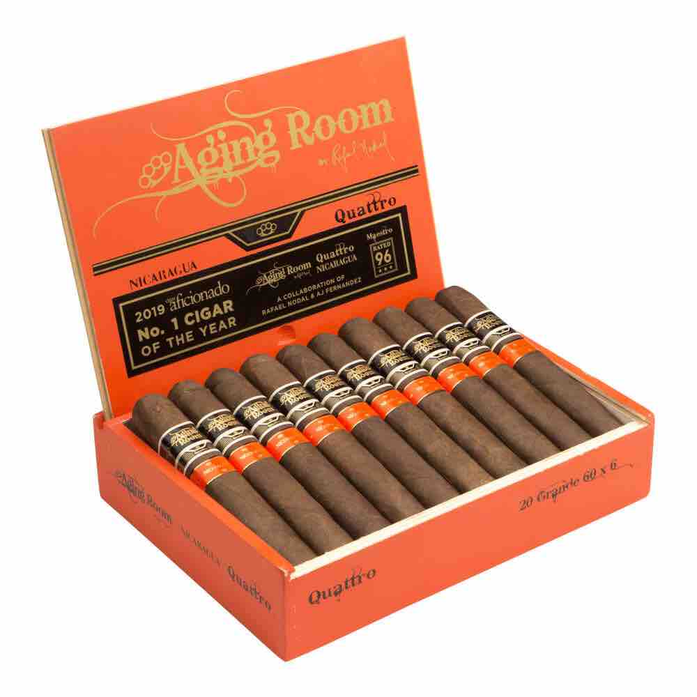 Aging Room Quattro Nicaragua Grande Box of 20 - 6" x 60