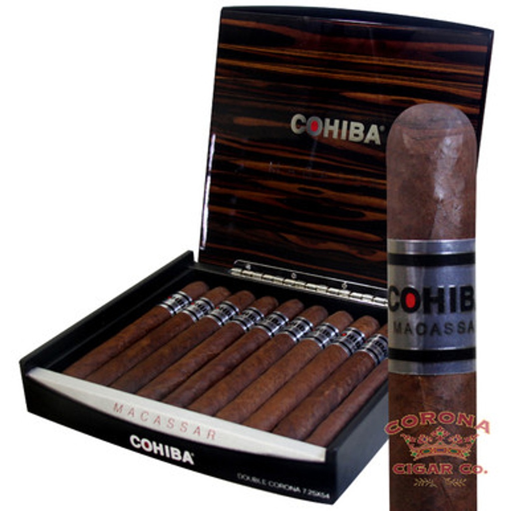 Cohiba Macassar Double Corona Box of 10 - 7'' 1/2 x 54