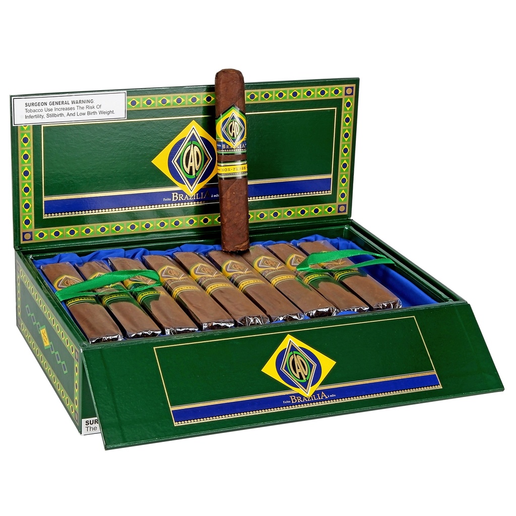 Cao Brazilia Box-Press Box of 20 - 5" 1/4 x 54