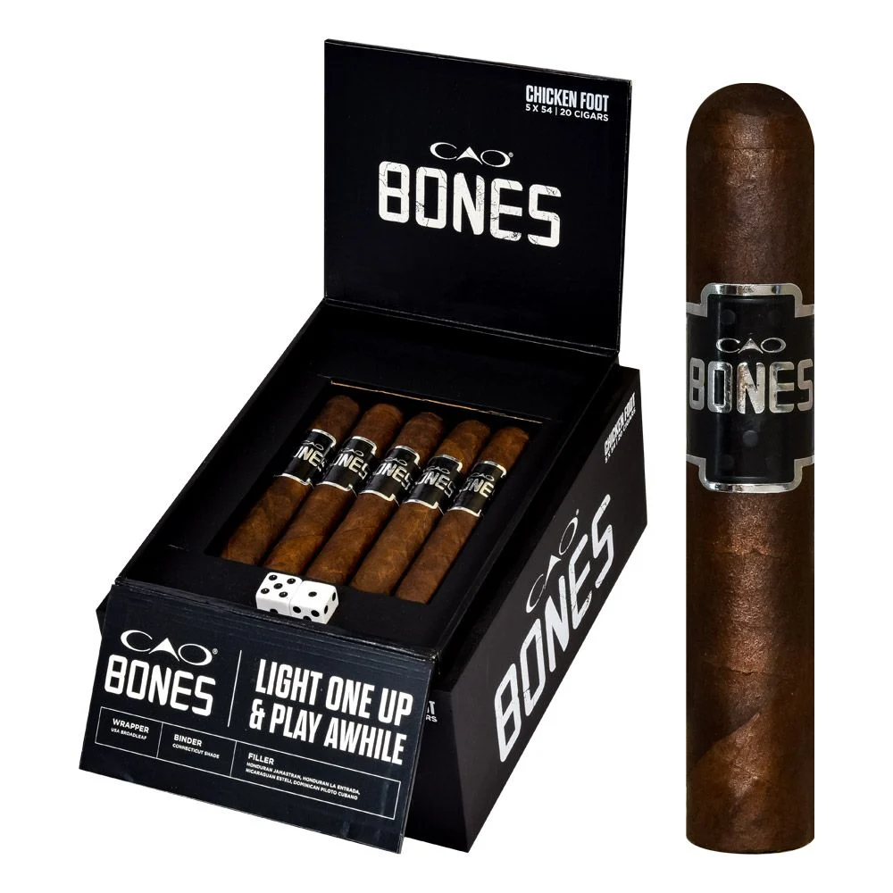 Cao Bonez Chicken Foot Box of 20 - 5" x 54