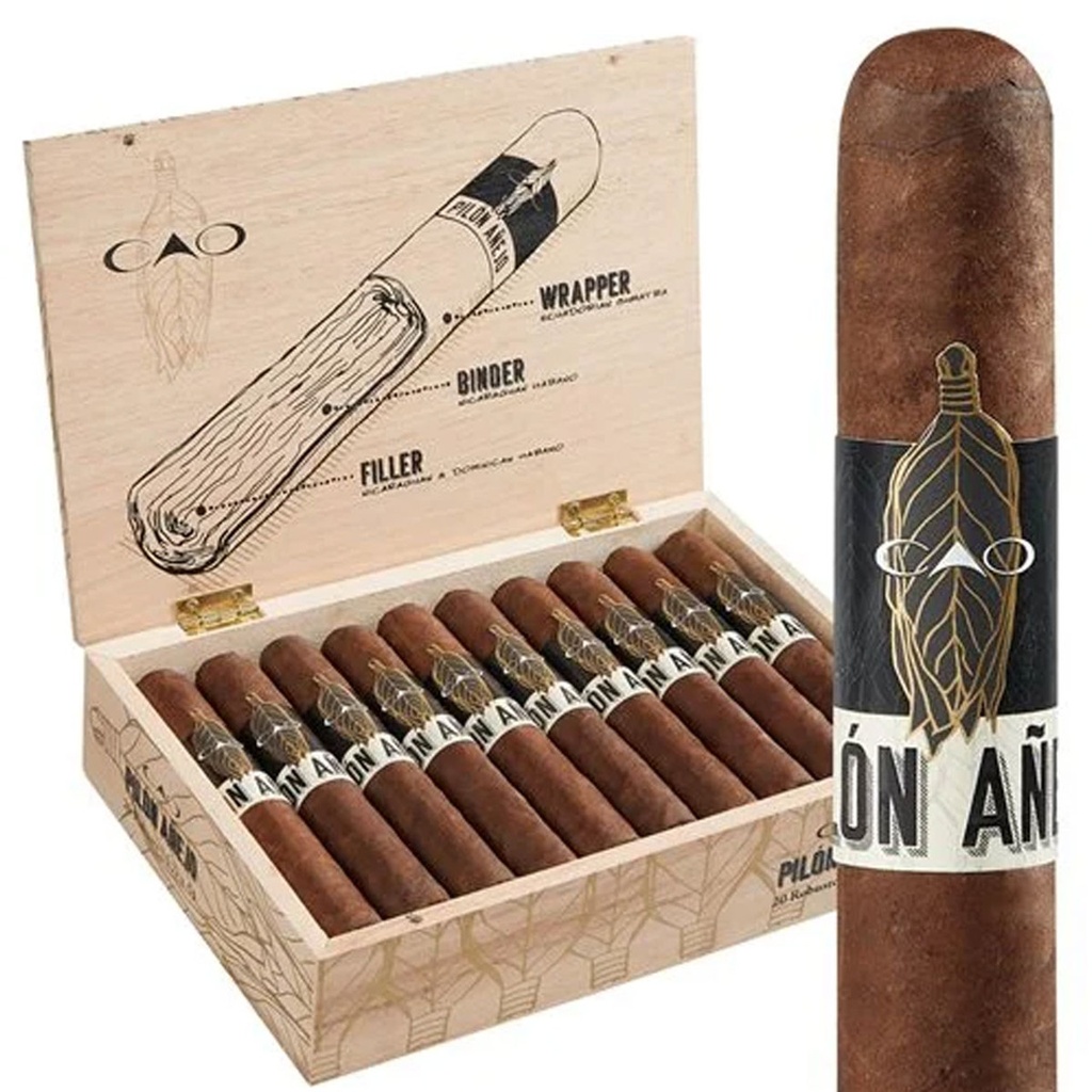 Cao Pilon Anejo Toro Box of 20 - 6" x 52 