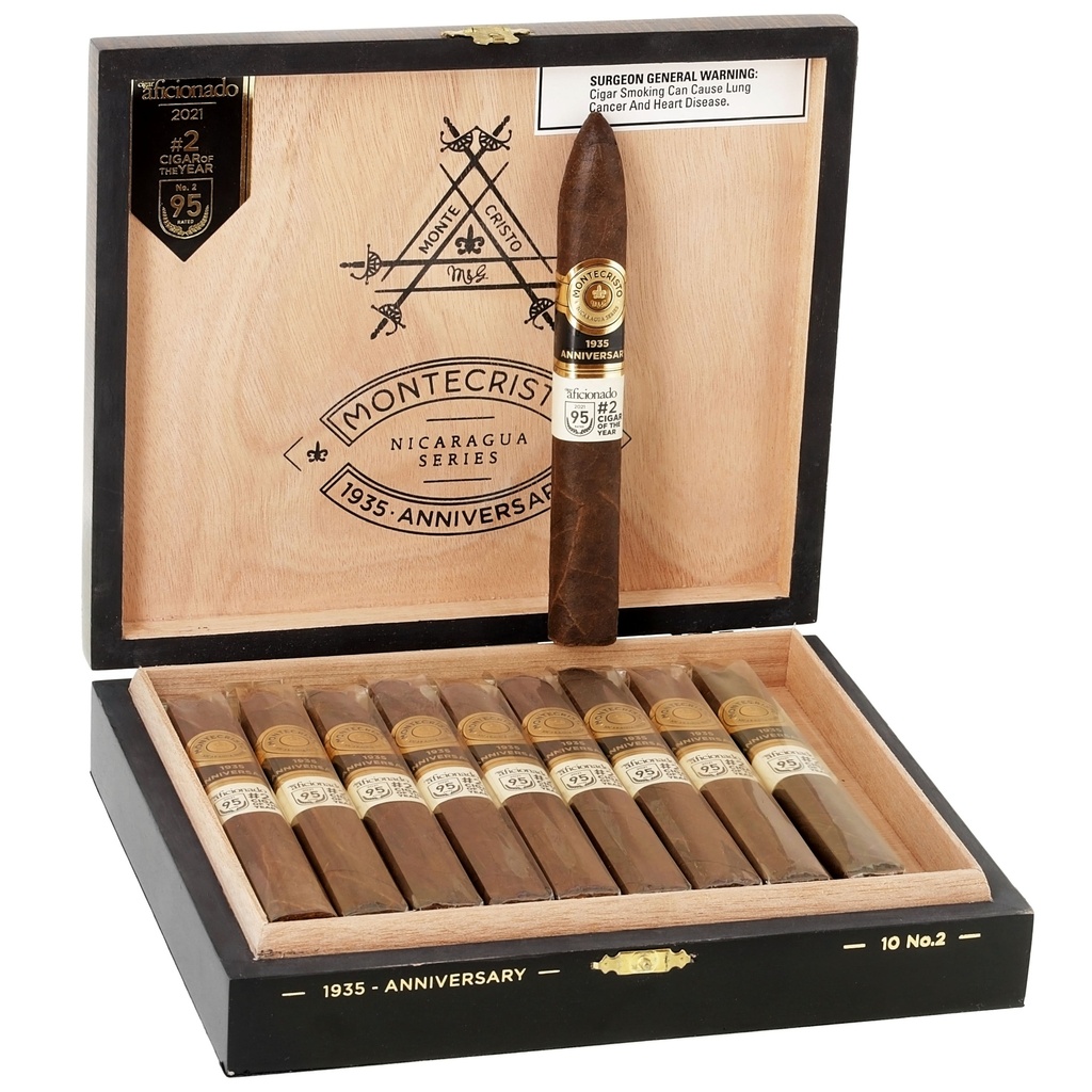 Montecristo Nicaragua No.2 Box of 20 - 6" 1/8 x 52