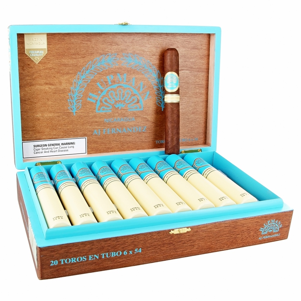 H. Upmann By Aj Fernandez Toro Tube Box of 20 - 6" x 54 