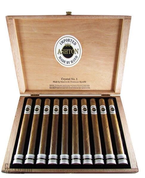 Ashton Classic Crystal Belicoso (Glass Tube) Box of 10 - 6" x 49