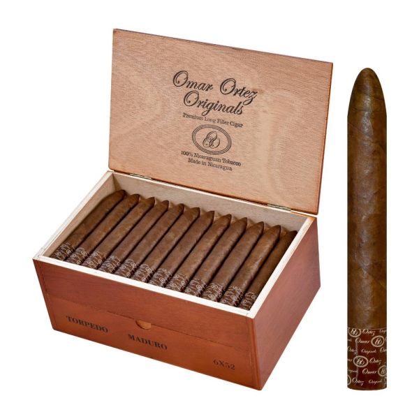 Omar Ortez Maduro Belicoso Box of 60 - 6" 1/8 x 52   