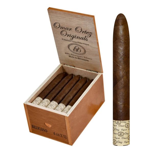 Omar Ortez Originals Belicoso Box of 20 - 6" 1/8 x 52    