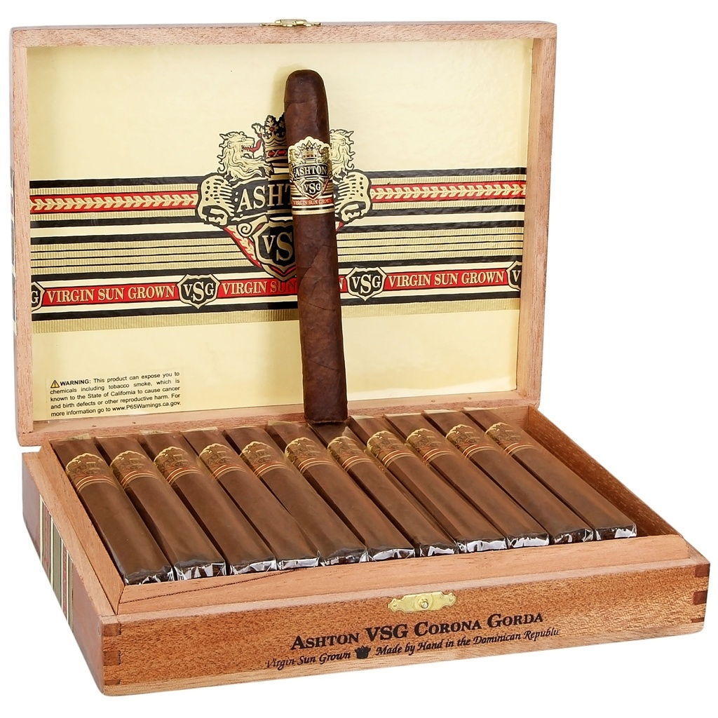 Ashton VSG Corona Gorda Box of 24 - 5" 3/4 x 46