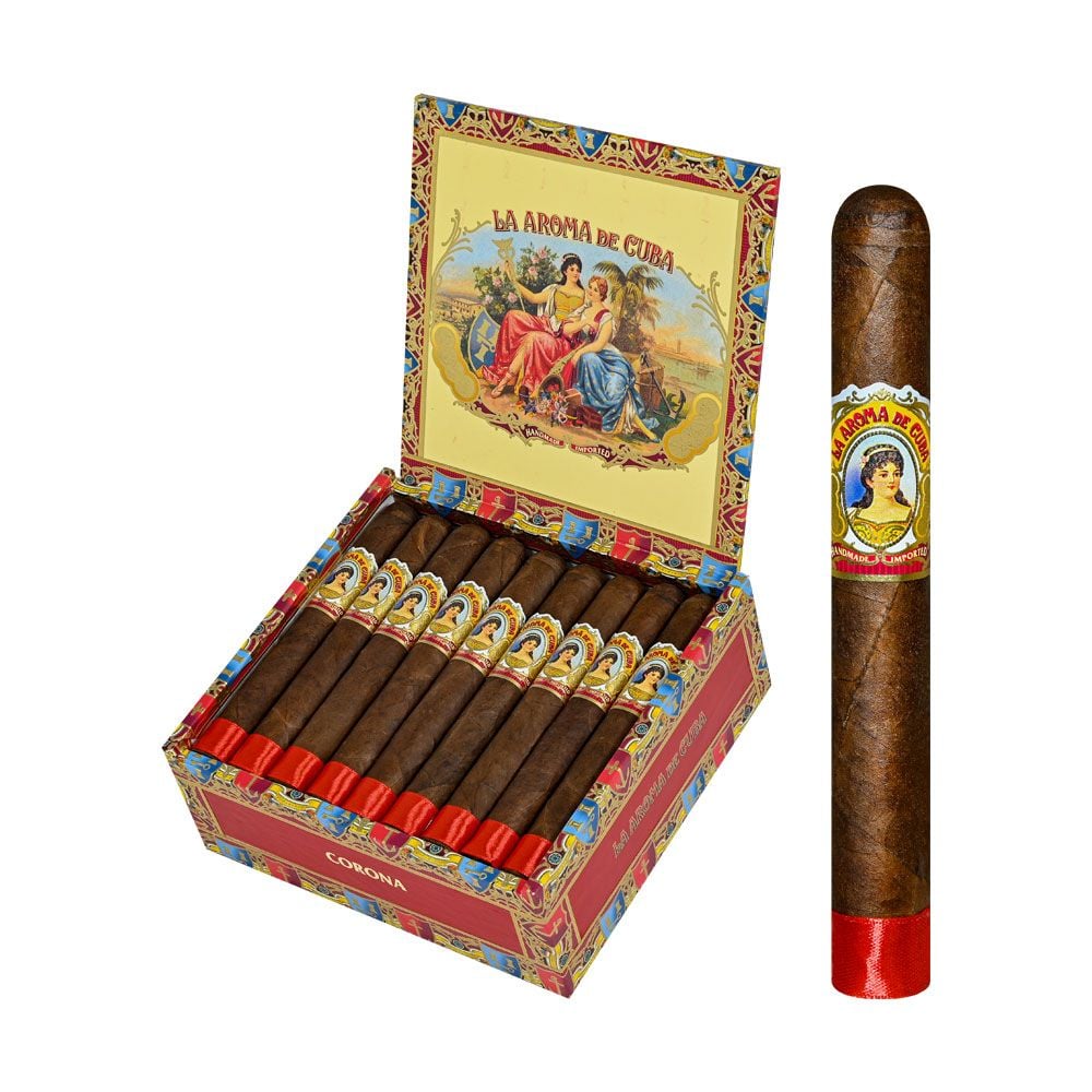 La Aroma de Cuba Original Corona Box of 25 - 5"  1/2 x 44