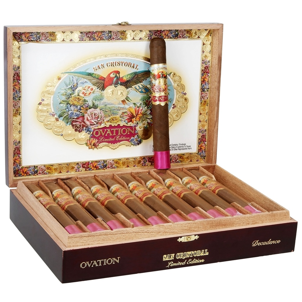 San Cristobal Ovation Decadence Box of 22 - 6" 1/2 x 52