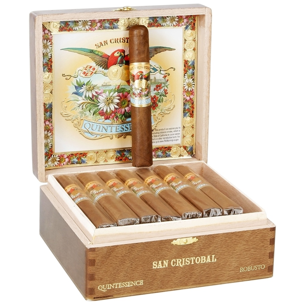 San Cristobal Quintessencea Robusto Box of 24 - 5" 1/2 x 50