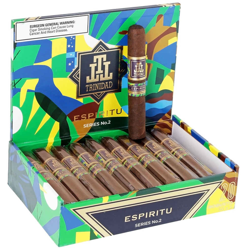 Trinidad Espiritu Series No. 2 Robusto Box of 20 - 5" x 50