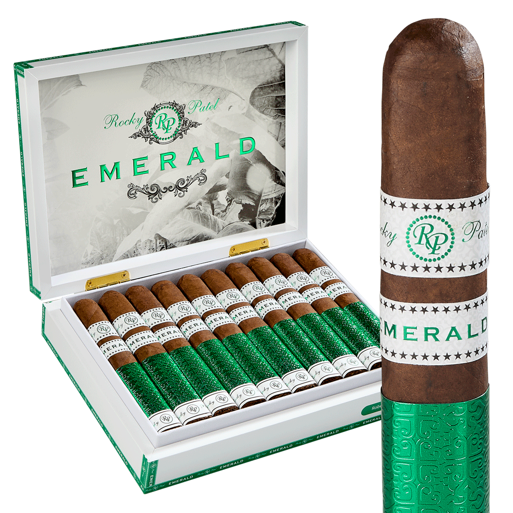 Rocky Patel Emerald Robusto Box of 20 - 5" 1/2 x 50