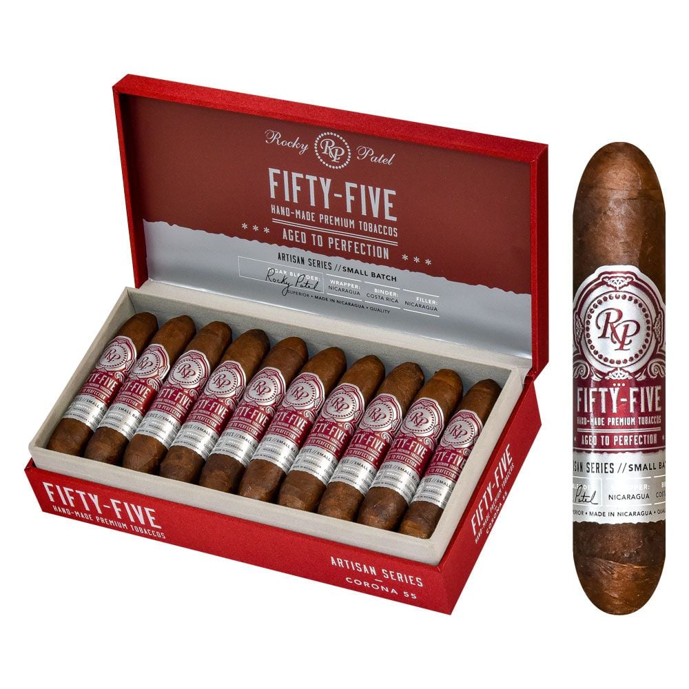 Rocky Patel Fifty-Five Corona Box of 20 - 4" x 55 