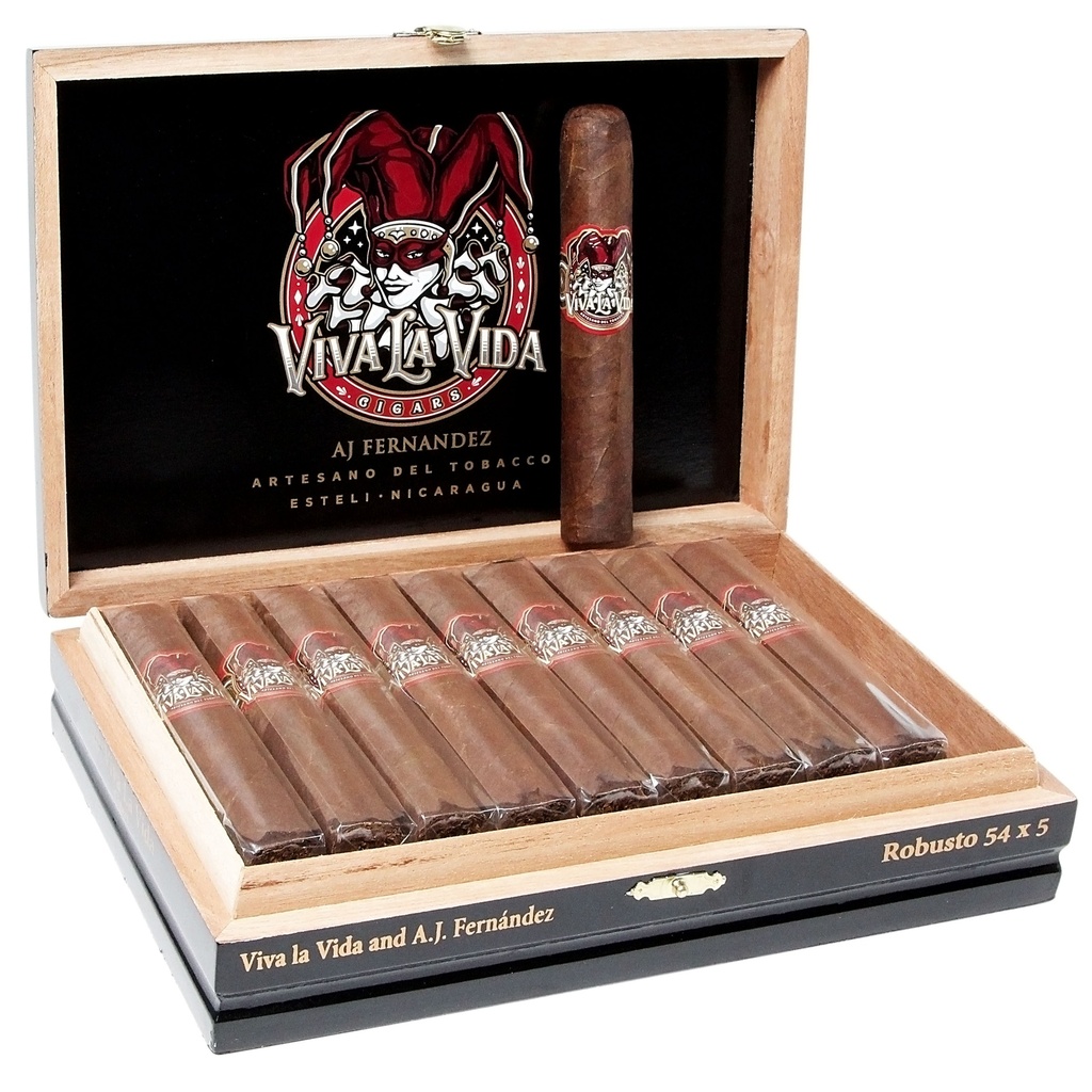 Viva La Vida Robusto Box of 10 - 5" x 54