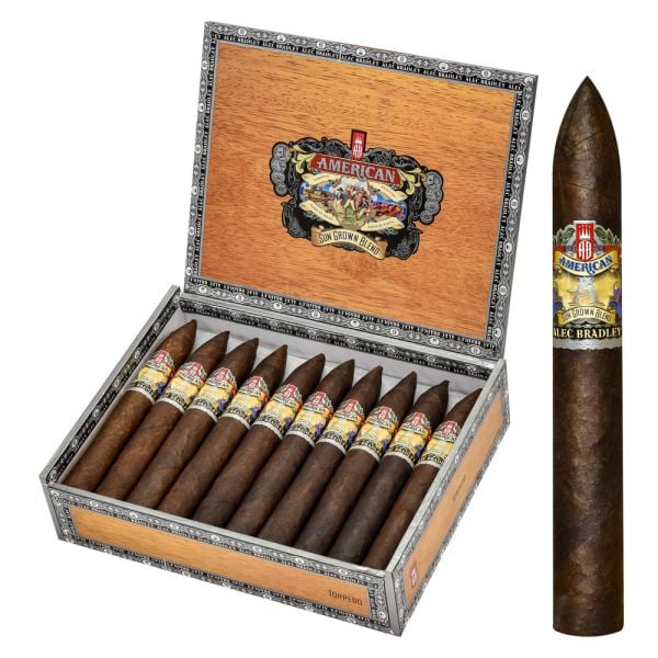 Alec Bradley American Sun Grown Torpedo Box of 24 - 6" 1/8 x 52