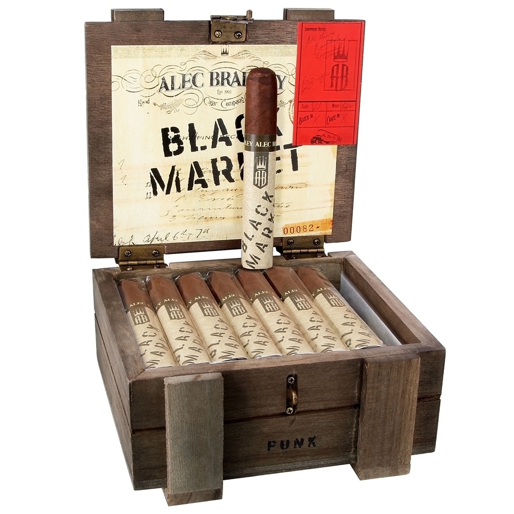 Alec Bradley Black Market Punk Box of 24 - 4" 1/4 x 42