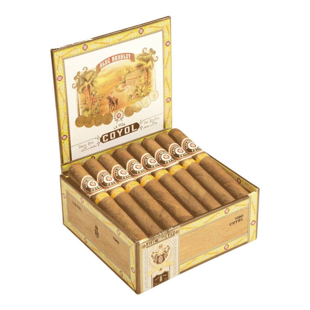 Alec Bradley Coyol Double Toro Box of 24 - 6" x 52