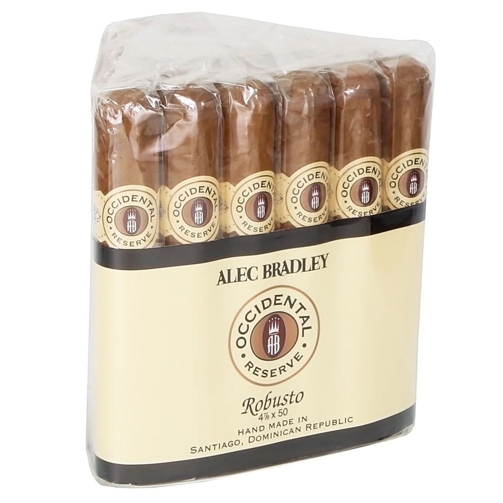 Alec Bradley Occidental Reserve Robusto Bundle of 20 - 4" 7/8 x 50