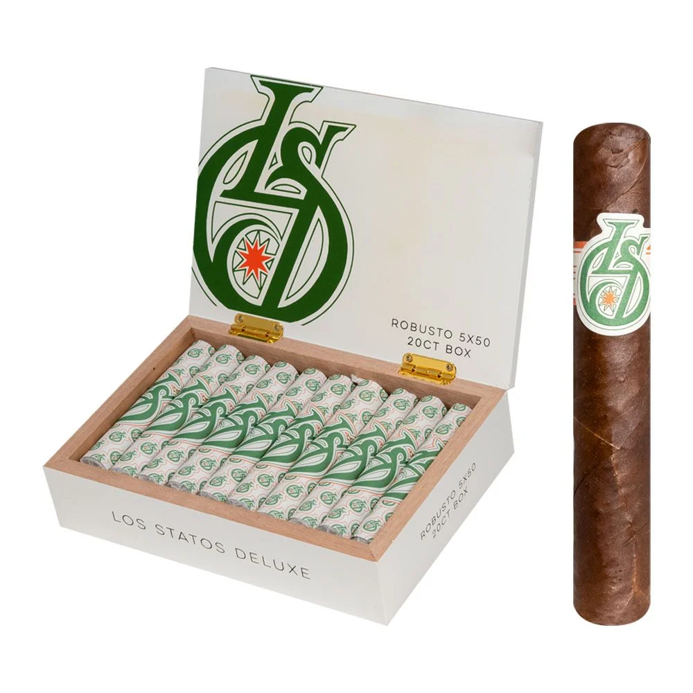 Los Statos Deluxe Robusto Box of 20 - 5" x 50