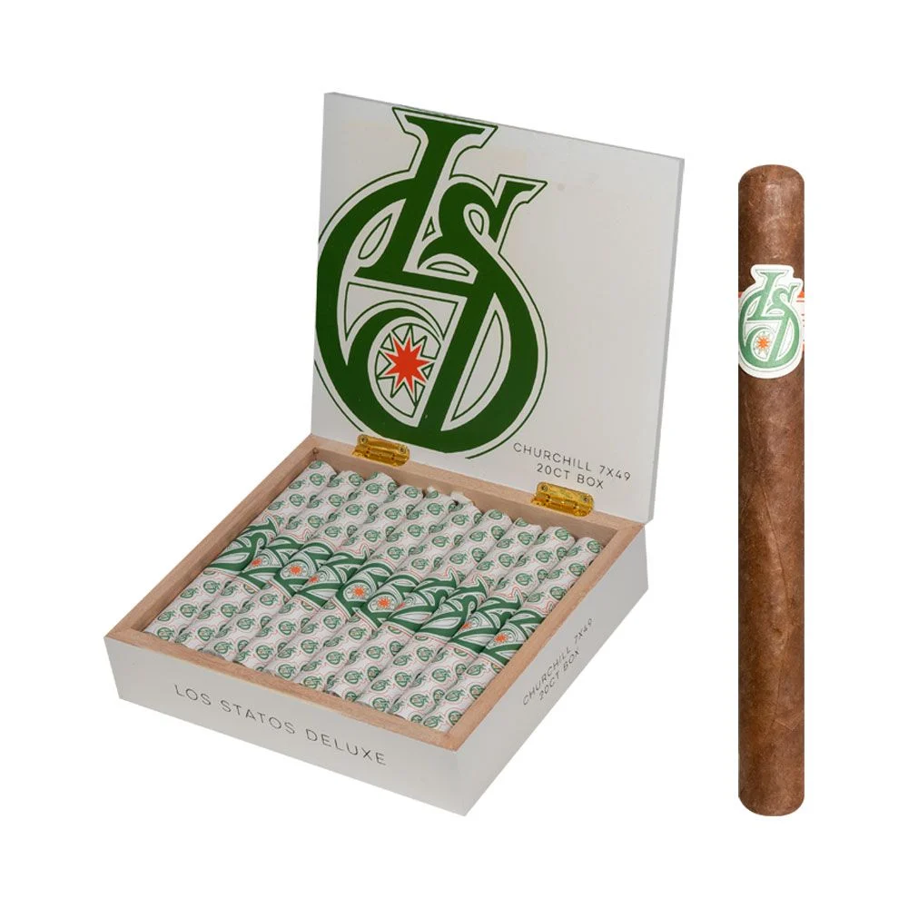 Los Statos Deluxe Churchill Box of 20 - 7" x 49