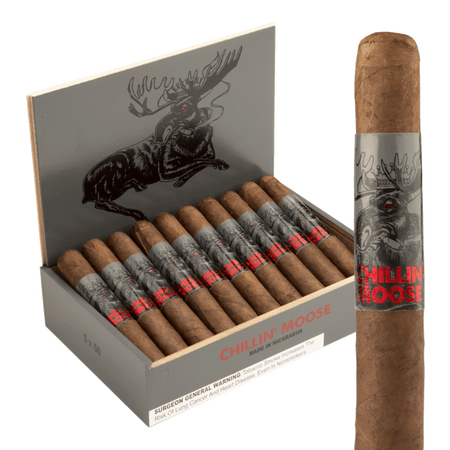 Chillin' Moose Robusto Box of 20 - 5" x 50