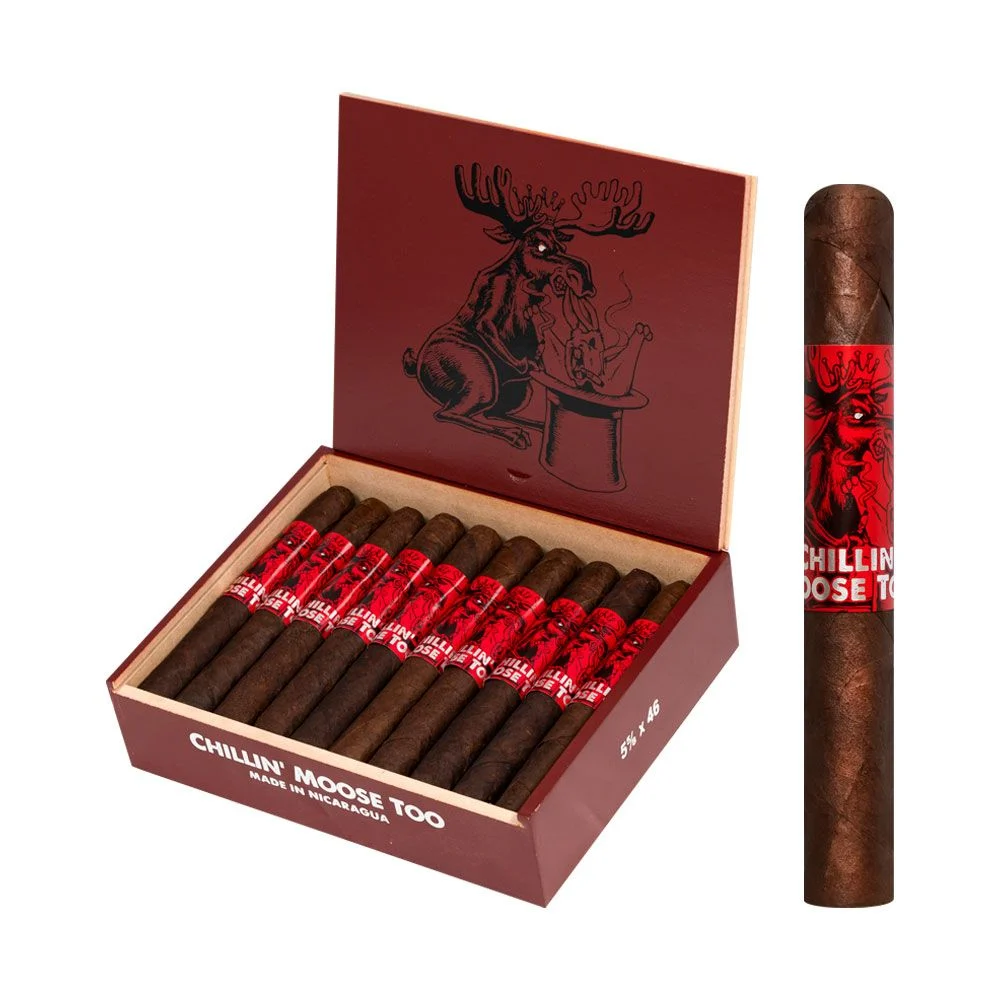 Chillin' Moose Too Corona Box of 20 - 5" 5/8 x 46