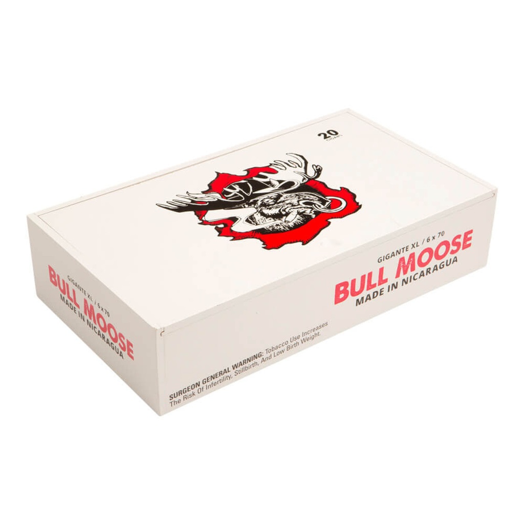 Chillin' Moose Bull Moose Gigante XL Gordo Box of 20 - 6" x 70
