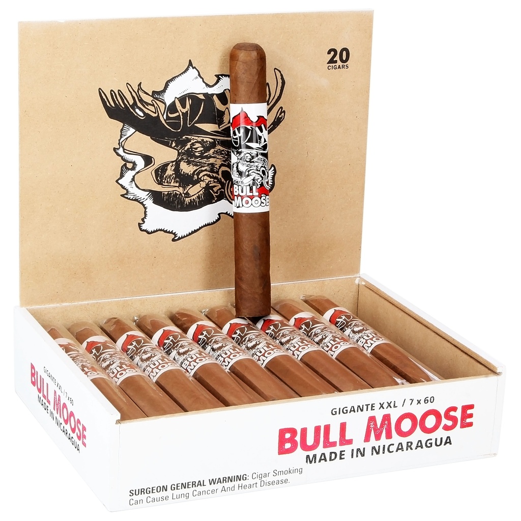 Chillin' Moose Bull Moose Gigante XXL Gordo Box of 20 - 7" x 60