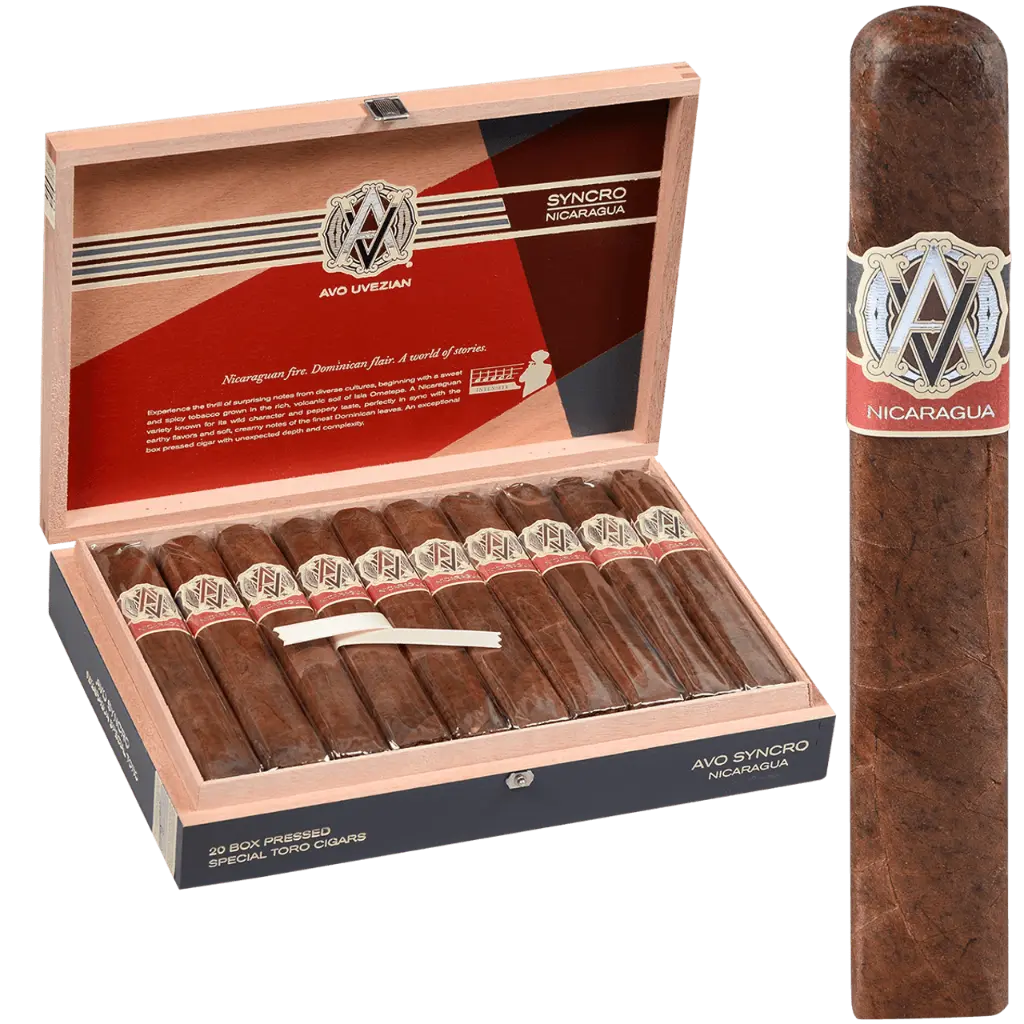 AVO Syncro Nicaragua Special Toro Box of 20 - 6" x 60