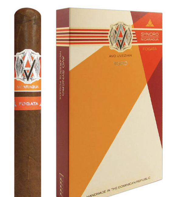 AVO Syncro Nicaragua Fogata Special Toro (Pack of 4 ) Box of 20 - 6" x 60 
